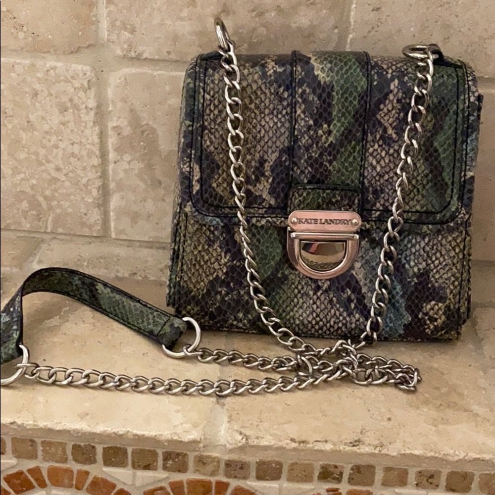 Kate Landry Small Snake Skin Purse